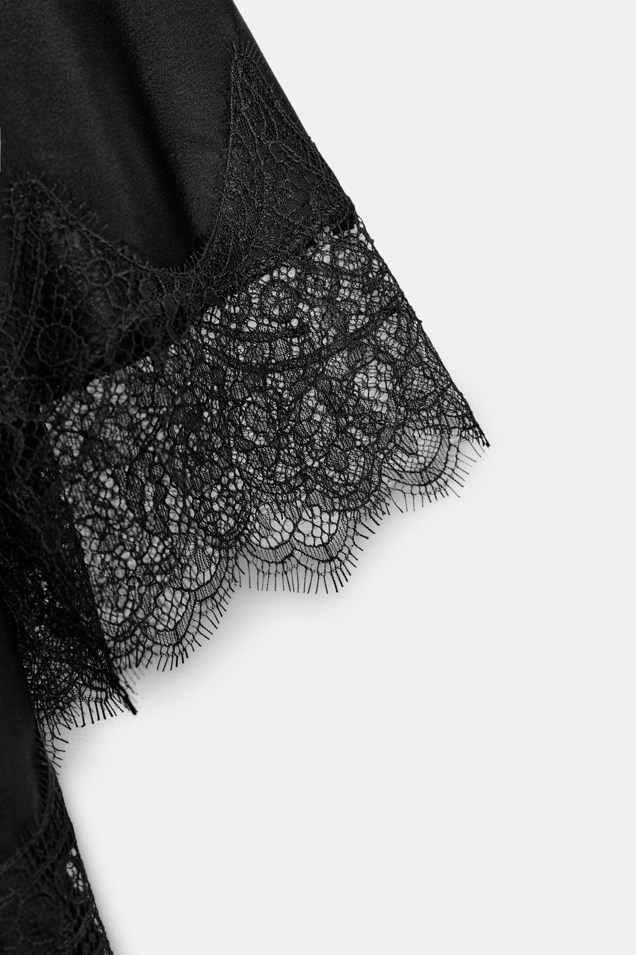 TOP ASYMÉTRIQUE EN DENTELLE ZW COLLECTION